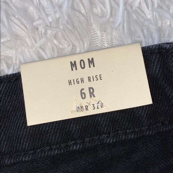 River Island Distressed Black Mom Jeans, New - Picture 8 of 8